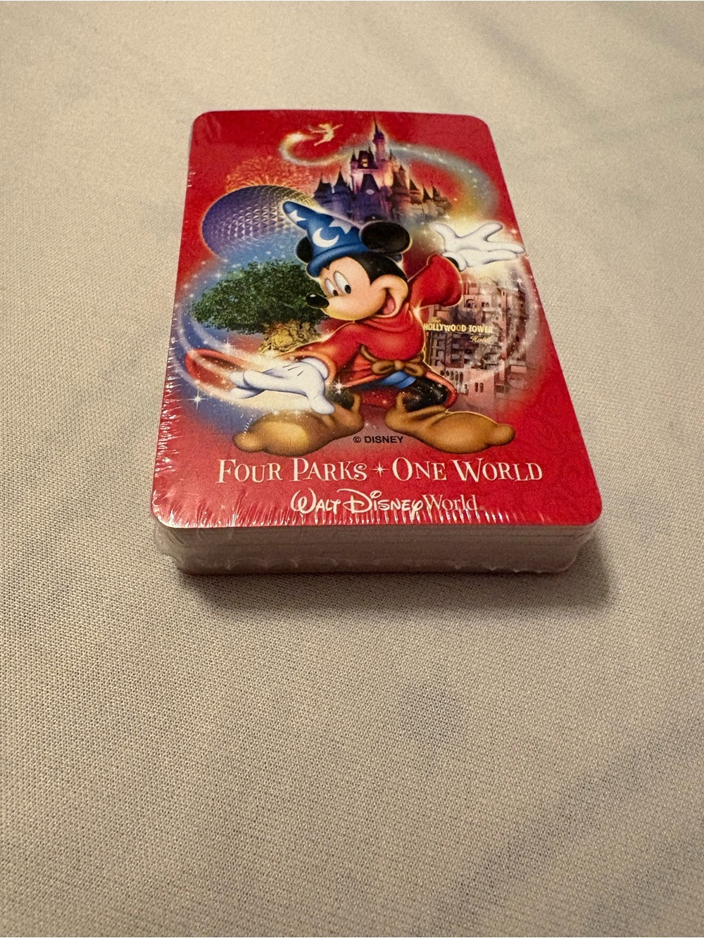 Disney Red Mickey Sorcerer Playing Card Deck